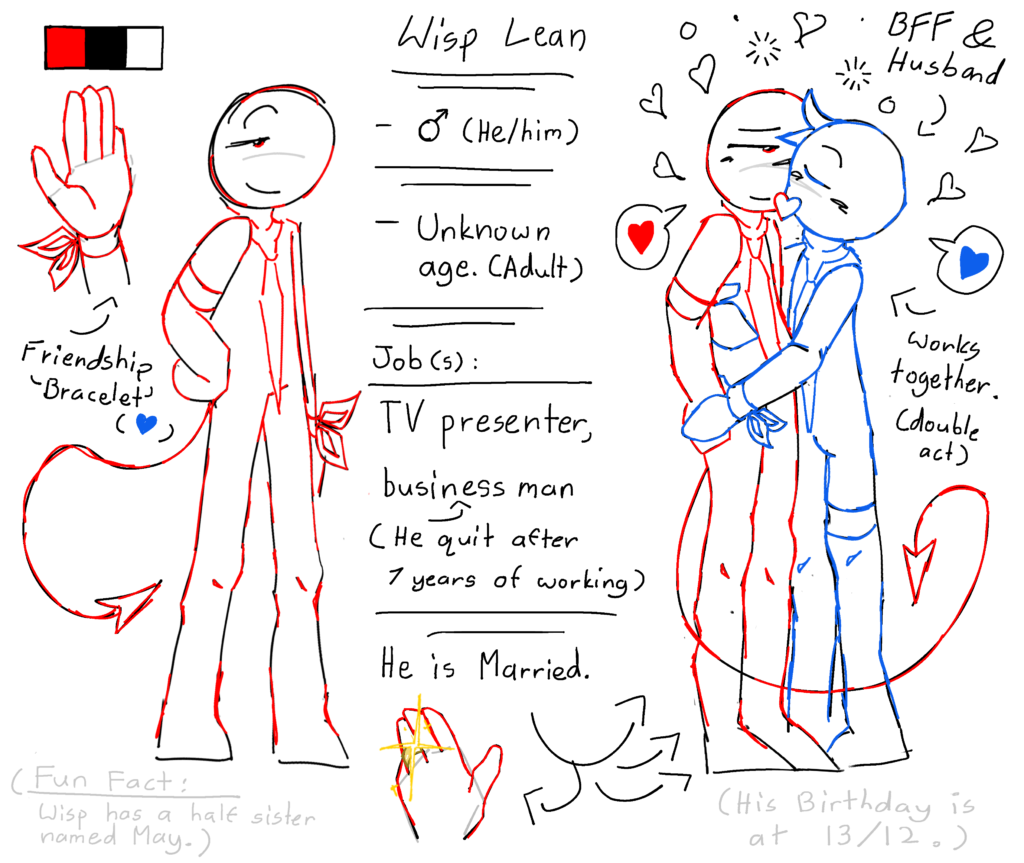 Wisp Lean ref sheet - OCFancy.com